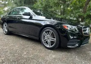 Mercedes all paint corrected and scratches removed.