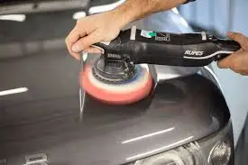 machine polishing, buffing for scratch removal