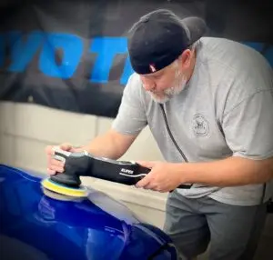 polishing, buffing and waxing and automobile