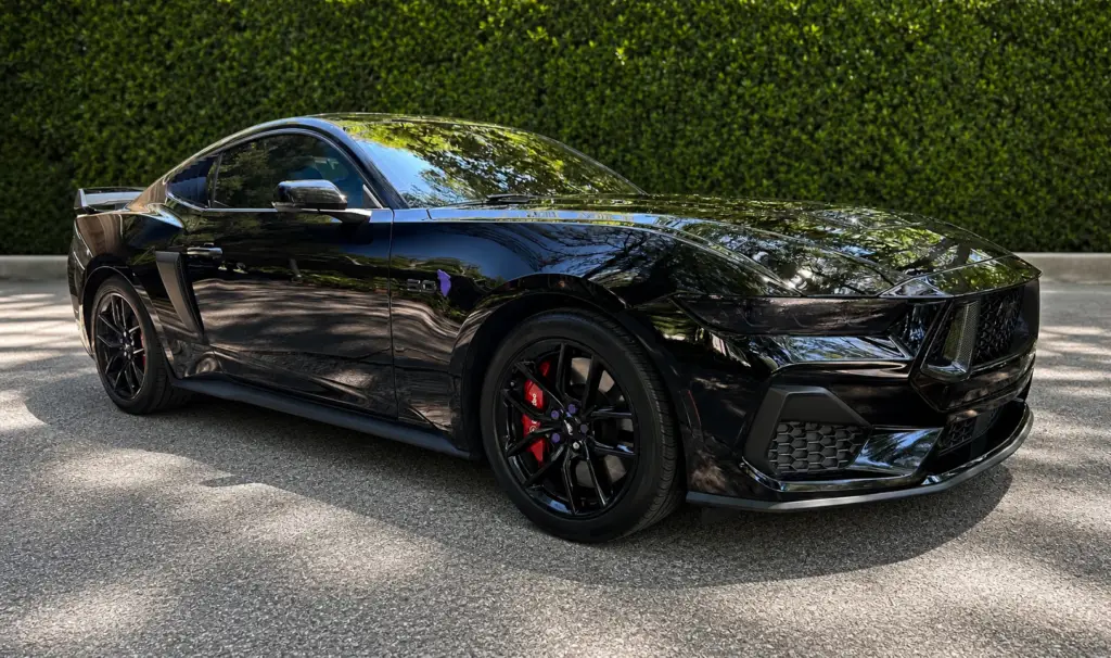 Mustang paint correction and ceramic coating